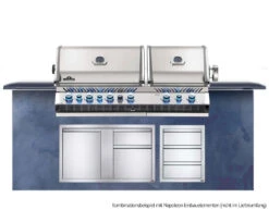 Napoleon Prestige Pro 825-3 Edelstahl Einbaugrill Gas - Inkl. Drehspieß - Modell 2023 -Küchengrill Rabatt Napoleon Prestige PRO 825 in Outdoor Kueche Beispiel