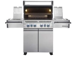 Napoleon Prestige Pro 500-3 Edelstahl Gasgrill Inkl. Drehspieß - X-DEAL Inkl. Napoleon TravelQ PRO285 Kompakt Gasgrill -Küchengrill Rabatt Napoleon Prestige Pro 500 offen 01 2