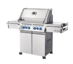Napoleon Prestige Pro 500-3 Edelstahl Gasgrill Inkl. Drehspieß - X-DEAL Inkl. Napoleon Holzkohlegrill Kugelgrill Ø 57cm -Küchengrill Rabatt Napoleon Prestige Pro 500 seitlich 02 1