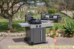 Outdoorchef Gas Kugelgrill Arosa 570 G Evo Grey Steel -Küchengrill Rabatt Outdoorchef Arosa 570 G Evo Grey Steel Blazing Zone optional