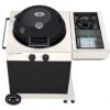 Outdoorchef Gas Kugelgrill Arosa 570 G Tex Inkl. Blazing Zone + Cooking Zone -Küchengrill Rabatt Outdoorchef Blazing Cooking Zone Arosa Tex angebaut weiss