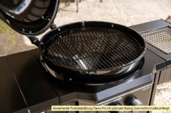 Outdoorchef Gas Kugelgrill: Davos 570 G Pro -Küchengrill Rabatt Outdoorchef Davos 570 G Trichtersystem Deckelscharnier