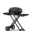 Napoleon Phantom TravelQ PRO285X Kompakt Gasgrill, Mattschwarz - Mit Klappbarem Wagen Inkl. Warmhalterost - Modell 2023 -Küchengrill Rabatt PRO285X PHM 1