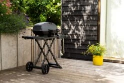 Napoleon Phantom TravelQ PRO285X Kompakt Gasgrill, Mattschwarz - Mit Klappbarem Wagen Inkl. Warmhalterost - Modell 2023 -Küchengrill Rabatt PRO285X PHM 7