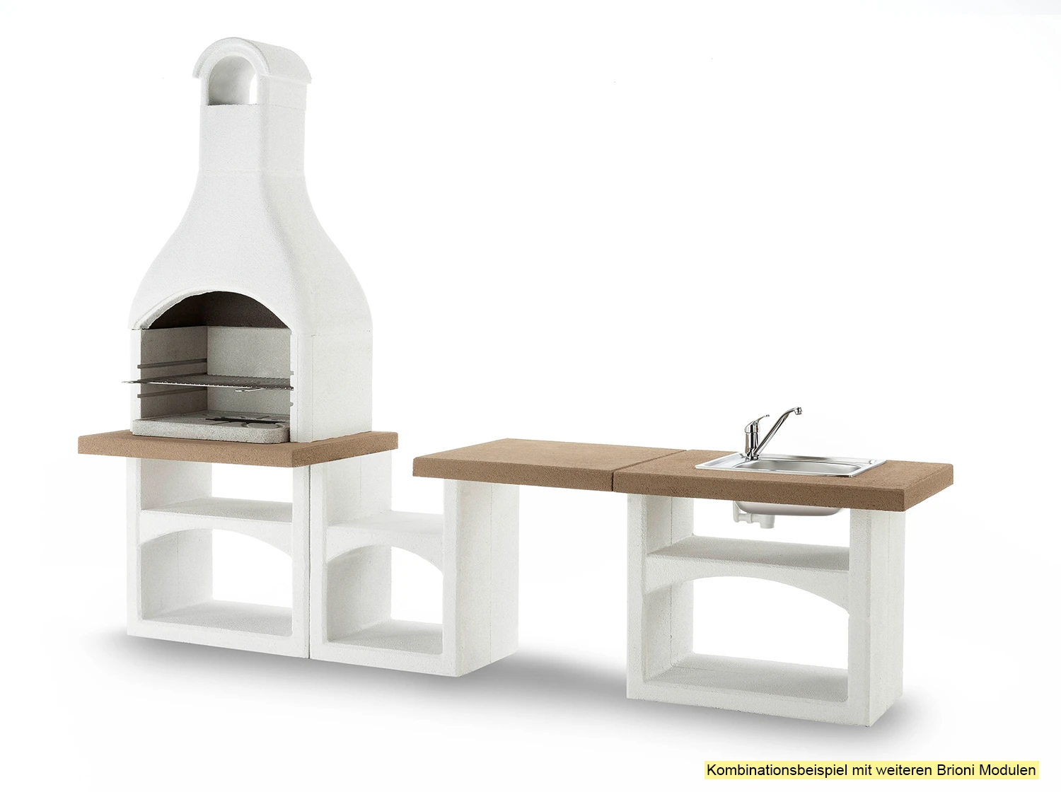 Palazzetti Outdoor Küche: Modul Grillkamin Brioni Inkl. Montagematerial 7 Palazzetti Outdoor Küche: Modul Grillkamin Brioni Inkl. Montagematerial – Bild 5