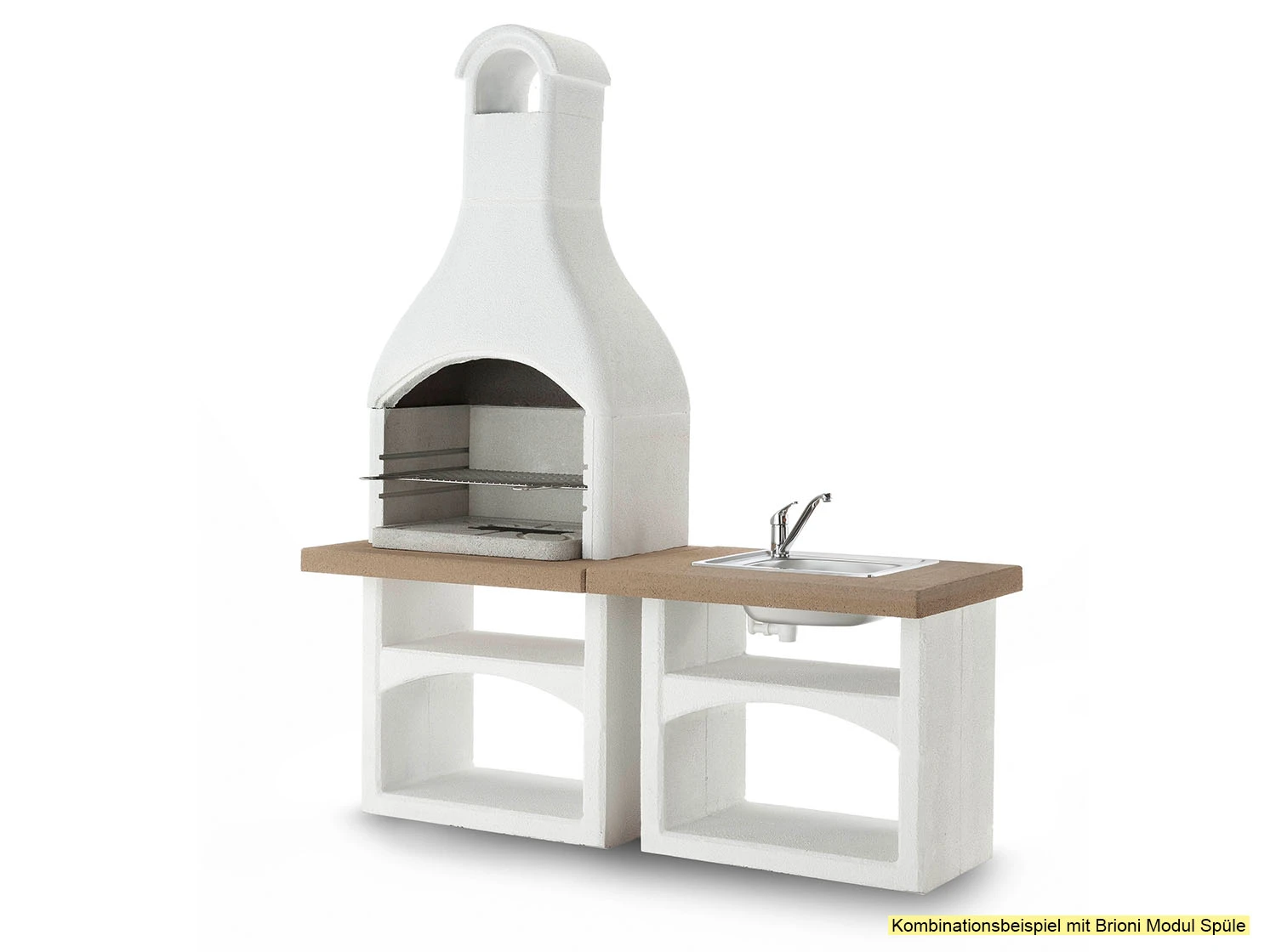 Palazzetti Outdoor Küche: Modul Grillkamin Brioni Inkl. Montagematerial 5 Palazzetti Outdoor Küche: Modul Grillkamin Brioni Inkl. Montagematerial – Bild 3