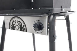 Petromax Gastisch / Gaskocher GE45 Mit Einzelbrenner -Küchengrill Rabatt Petromax Gastisch ge45 Detail Front mit Gasregler