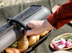 Petromax Kartoffelbräter XL Aus Gusseisen -Küchengrill Rabatt Petromax Gusseisen Kartoffelbraeter gross gefuellt