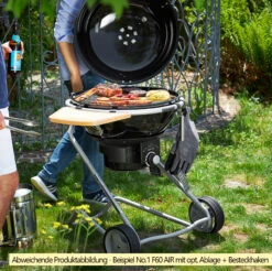 Rösle Holzkohlegrill Kugelgrill No.1 F50 Air -Küchengrill Rabatt Roesle Kugelgrill No1 AIR Mood Beispiel F60