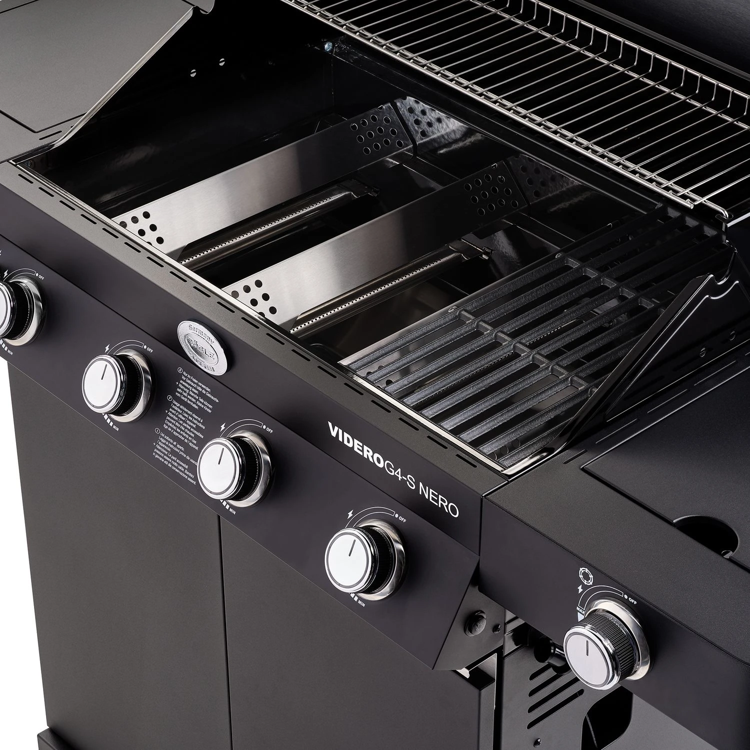 Rösle Gasgrill BBQ-Station Videro G4-S Vario+ Nero Schwarz - Modell 2023 - SMART Deal Inkl. Grillfürst Grill Control + Abdeckhaube Und Grillplatte 13 Rösle Gasgrill BBQ-Station Videro G4-S Vario+ Nero Schwarz - Modell 2023 - SMART Deal Inkl. Grillfürst Grill Control + Abdeckhaube Und Grillplatte – Bild 11