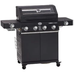 Rösle Gasgrill Videro G4-S Vario+ Nero Schwarz - Modell 2023 - X-DEAL Inkl. Abdeckhaube