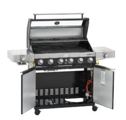Rösle Gasgrill Videro G6-S VARIO+ - Modell 2023 - X-DEAL Inkl. Abdeckhaube Und Grillplatte -Küchengrill Rabatt Roesle Videro G6 S Vario schwarz 25527 Unterschrank 1