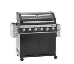 Rösle Gasgrill Videro G6-S VARIO+ - Modell 2023 - X-DEAL Inkl. Abdeckhaube Und Grillplatte -Küchengrill Rabatt Roesle Videro G6 S Vario schwarz 25527 klappbar 1