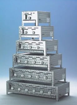 TGO 2-Brenner Gastrobräter / Gasbräter Mit Verchromten Rost