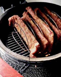 The Bastard Keramikgrill Classic Large - Complete - Schwarz Glänzend - Modell 2023 -Küchengrill Rabatt The Bastard Classic Large Keramikgrill Rippchen