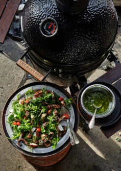 The Bastard Keramikgrill Classic Medium - Complete - Schwarz Glänzend - Modell 2023 -Küchengrill Rabatt The Bastard Classic Medium Keramikgrill Deckel 1