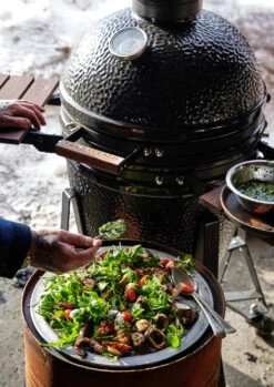 The Bastard Keramikgrill Classic Medium - Complete - Schwarz Glänzend - Modell 2023 -Küchengrill Rabatt The Bastard Classic Medium Keramikgrill Deckel