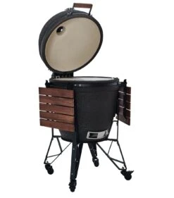 The Bastard Keramikgrill Urban XL - Complete - Schwarz Matt - Modell 2023 16 The Bastard Keramikgrill Urban XL - Complete - Schwarz Matt - Modell 2023 -Küchengrill Rabatt The Bastard XL Urban Keramikgrill BU210 offen Seitentische abgeklappt