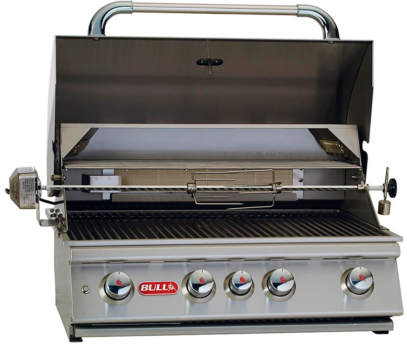 BULL Angus Gasgrill - Einbaugrill Mit Backburner Und Rotisserie 3 BULL Angus Gasgrill - Einbaugrill Mit Backburner Und Rotisserie