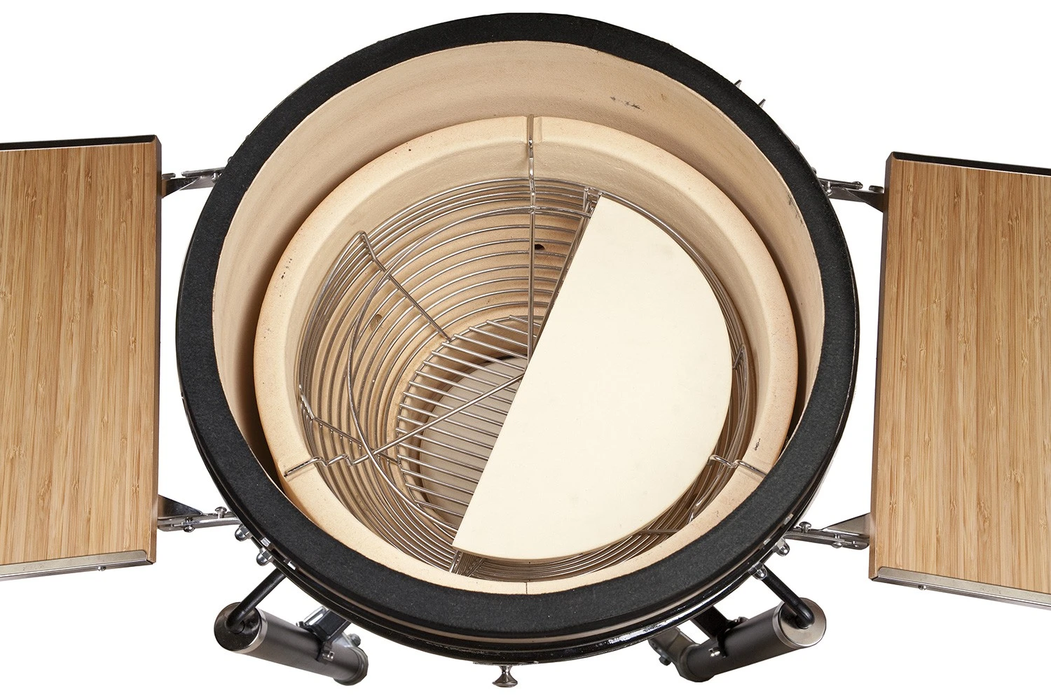 Monolith Grill LeChef Red Mit Gestell Und Seitentischen MG23R - Set - Auslaufmodell 14 Monolith Grill LeChef Red Mit Gestell Und Seitentischen MG23R - Set - Auslaufmodell – Bild 12