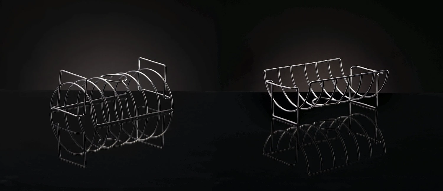 Napoleon 3 In 1 Bratenkorb / Geflügelhalter / Spareribs Halter 7 Napoleon 3 In 1 Bratenkorb / Geflügelhalter / Spareribs Halter – Bild 5