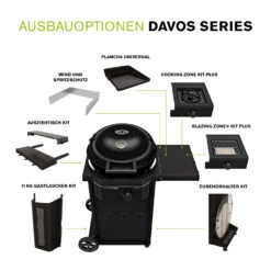 Outdoorchef Gas Kugelgrill Davos 570 G Pro Mit Blazing Zone (Infrarotbrenner) & 11kg Gasflaschen Kit -Küchengrill Rabatt outdoorchef davos 570 g erweiterungsmoeglichkeiten 1