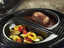 Outdoorchef Gourmet Halbmond Kochset / Grillschalen Porzellanemailliert / 2 Teilig -Küchengrill Rabatt outdoorchef gourmet halbmond 18 211 72 d